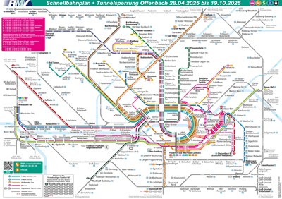 Baustellenplan des RMV.