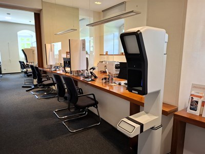 Die PointID-Fotoautomaten im Bürgerbüro.