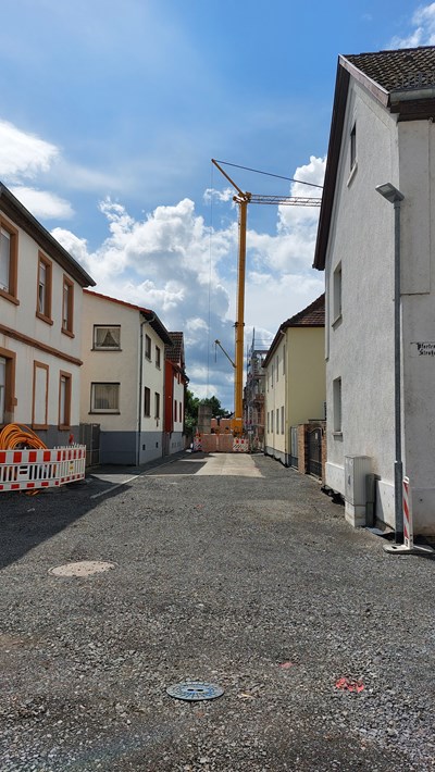 Während der Umbauphase.