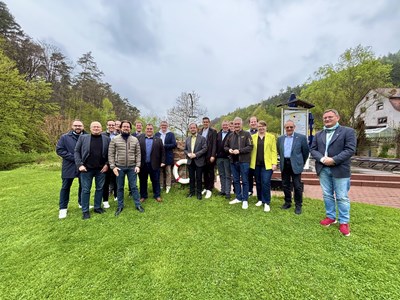 Die Teilnehmenden der Klausurtagung der Kreisversammlung des Hessischen Städte- und Gemeindebundes.