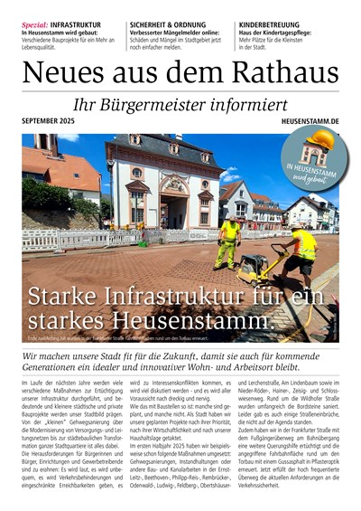 Titelseite der aktuellen Ausgabe.