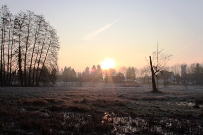 Symbolbild: Landschaftsschutzgebiet Bieberaue im Winter