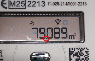 Bitte achten Sie beim Ablesen auf die Kommastellen!