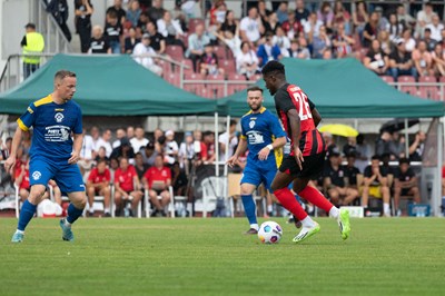 "Eintracht in der Region": Testspiel im Jahr 2023 (Foto: Eintracht Frankfurt Fußball AG)