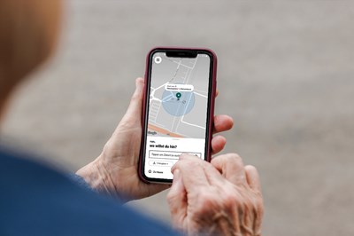 Mit der Hopper-App unterwegs (Foto: kvgOF)