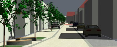 Perspektive/Visualisierung Umbau Ludwigstraße (ibe GmbH & Co. KG)