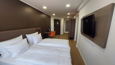 Eines der neuen Zimmer.