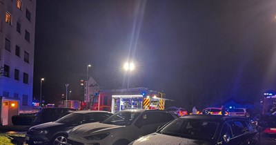 Brandeinsatz Berliner Straße (Foto: Feuerwehr Heusenstamm)