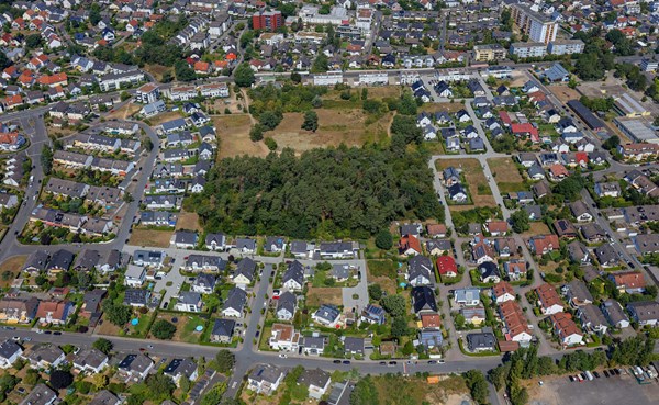 Luftbild des Baugebietes "Südlich der Hohebergstraße"