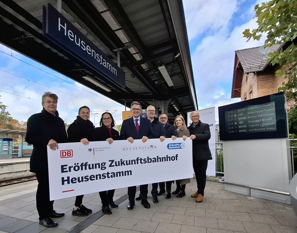 Der Zukunftsbahnhof Heusenstamm ist offiziell eröffnet.