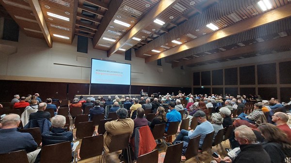 Bürgerversammlung im Kultur- und Sportzentrum Martinsee im vergangenen Jahr.