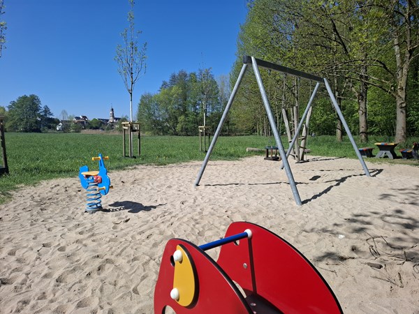 Der Spielplatz am Friedhofsweg.