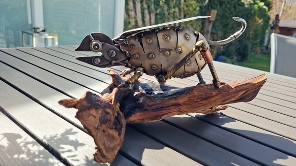 Beispielexponat des Künstlers.