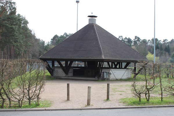 Grillhütte am Kultur- und Sportzentrum Martinsee.