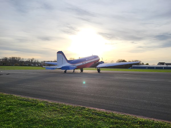 Ansicht Messflugzeug