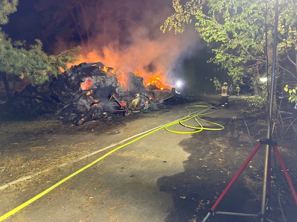 Feuerwehr Heusenstamm im Einsatz.