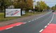 Verkehrsversuch in der Industriestraße.